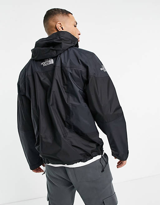 The North Face Steep Tech light rain anorak jacket in black | ASOS