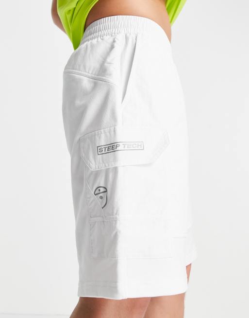 The North Face Steep Tech light shorts in white