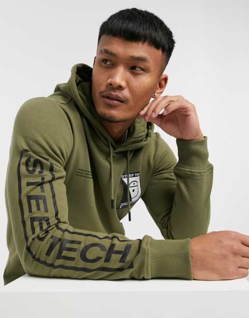 THE NORTH FACE STEEP TECH LOGO HOODIE XS - パーカー