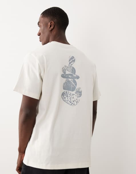 The North Face Stones back graphic T-shirt in off white - view 1