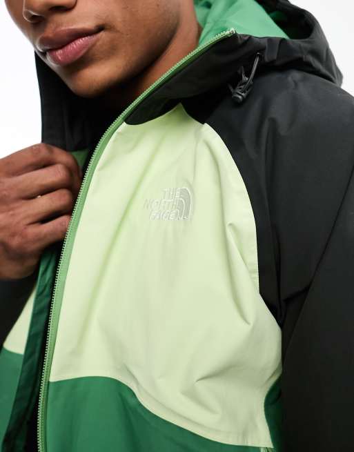 North face stratos jacket green sale