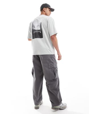 The North Face Stratus Back Print T-shirt In Gray