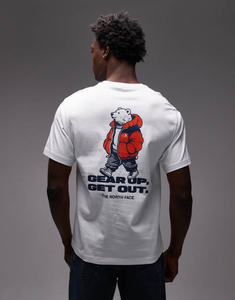 The North Face - Street Bear - Hvid og oversized T-shirt med print på ryggen - view 1