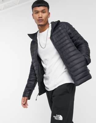 the north face stretch down hooded jacket