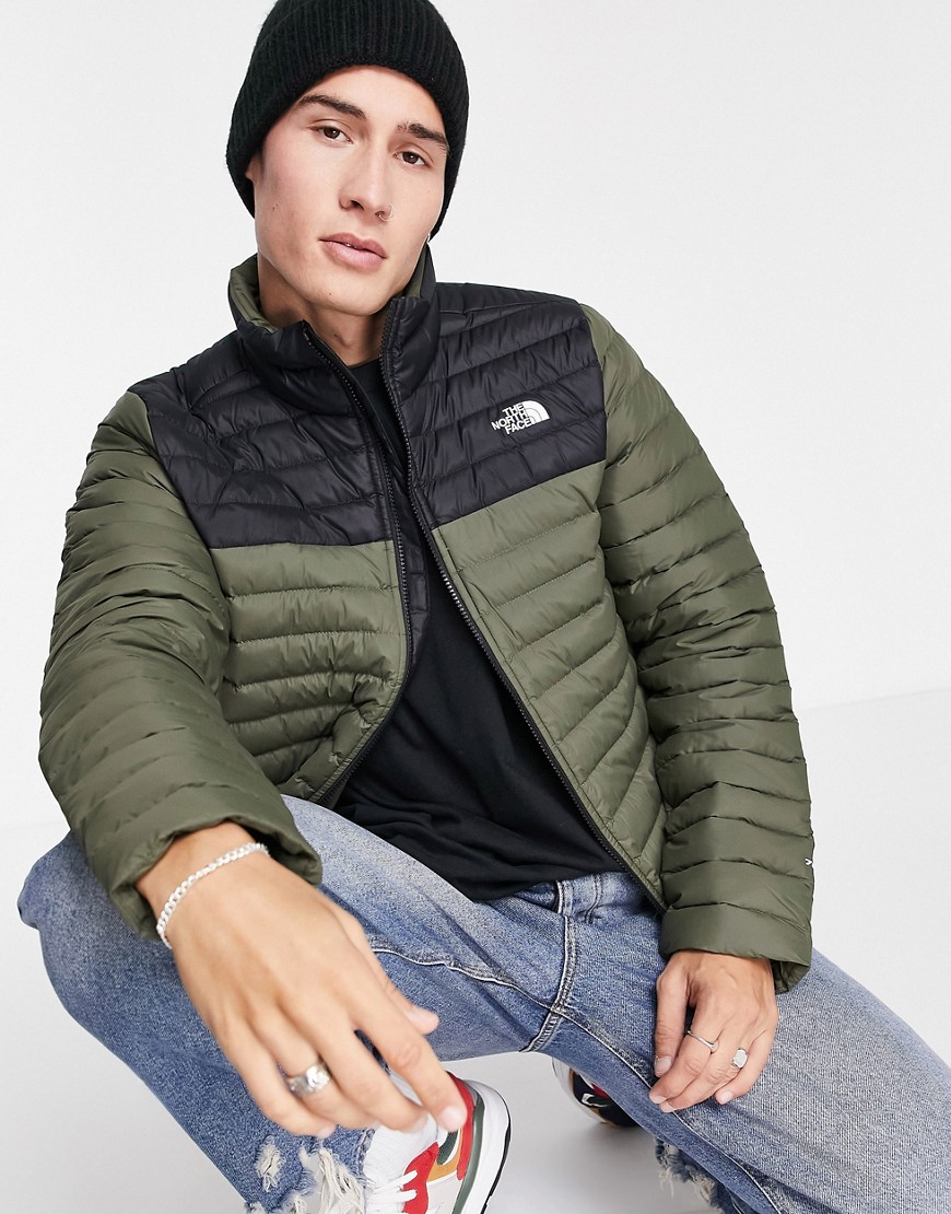 The North Face Stretch Down jacket in khaki-Green