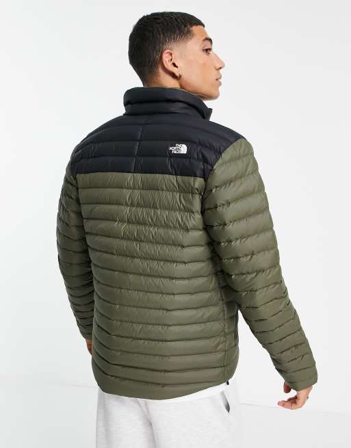 North face stretch down cheap jacket green