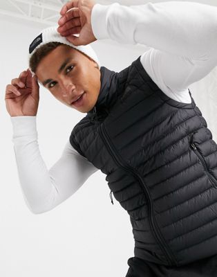 The North Face Stretch Down vest in black