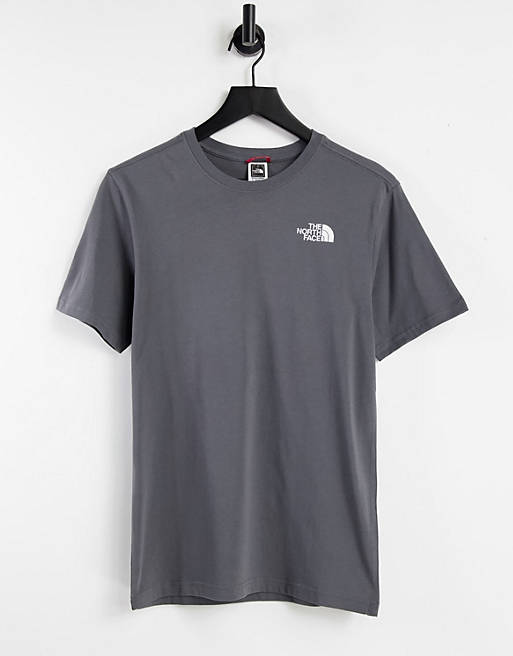 T-Shirts & Vests The North Face Stripe Mix t-shirt in grey Exclusive at  