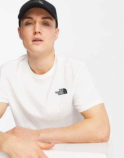 T-Shirts & Vests The North Face Stroke Mountain t-shirt in white Exclusive at  