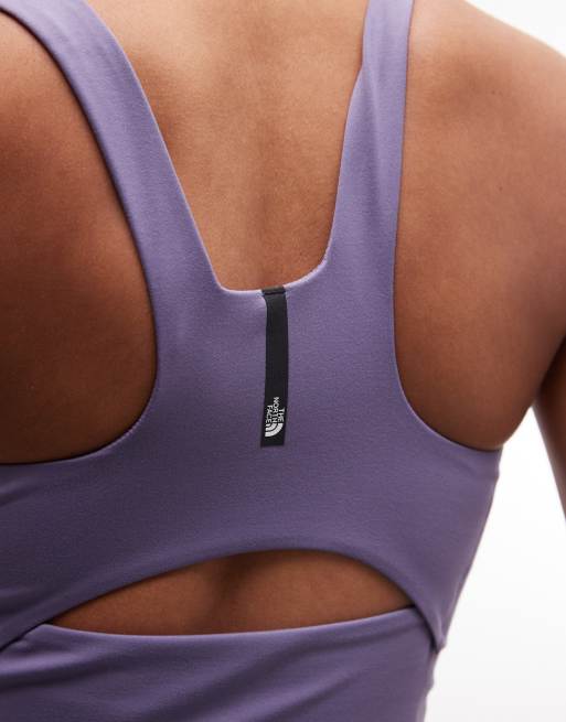 The North Face - sujetador largo Jaida en morado, 3 de 4