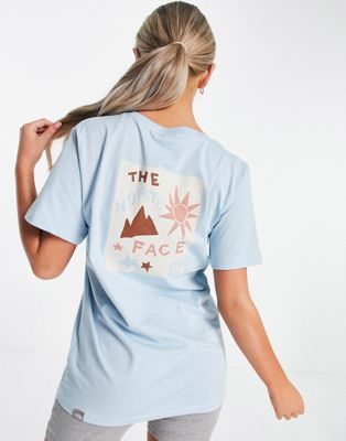 The North Face Sun and Stars t-shirt in light blue Exclusive at ASOS | ASOS