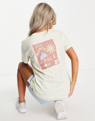 The North Face Sun and Stars t-shirt in off white Exclusive at ASOS | ASOS