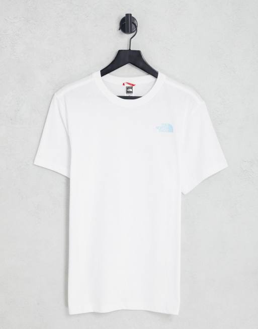 The North Face - Sun & Stars - T-shirt met print op de achterkant in gebroken wit, exclusief bij ASOS