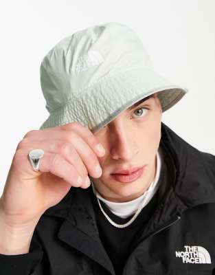 The North Face Sun Stash bucket hat in mint-Green