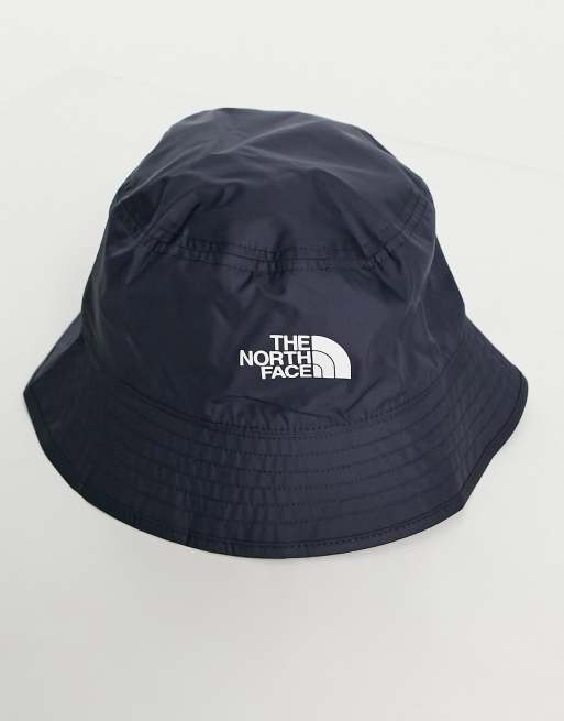 The North Face Sun Stash bucket hat in navy/ blue