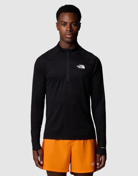 The North Face Sunriser 1/4 zip long-sleeve top in tnf black