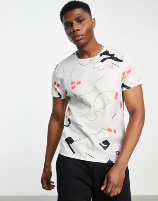 The North Face Sunriser printed t-shirt in white