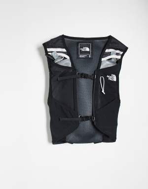 The North Face Sunriser run vest 8 in black and white
