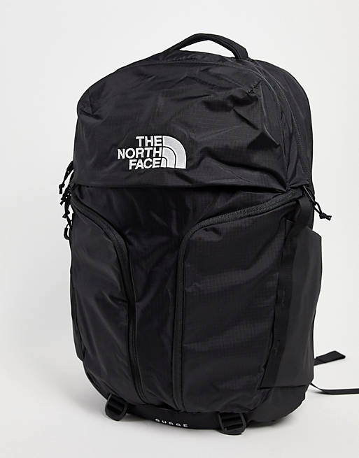 Nature Oblong Rest The North Face Surge Backpack In Black | ASOS