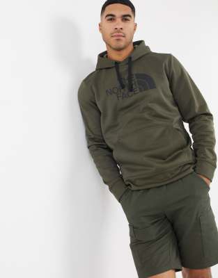 khaki green north face tracksuit