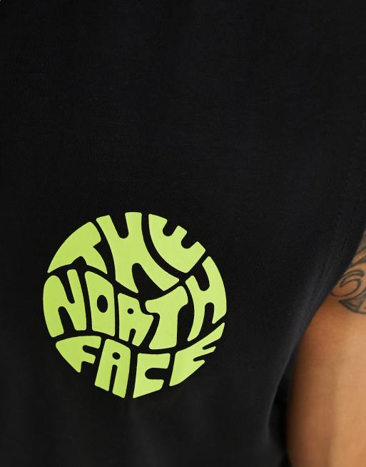 The North Face – Svart sportlinne med rund logga i oversize modell, 3 av 4