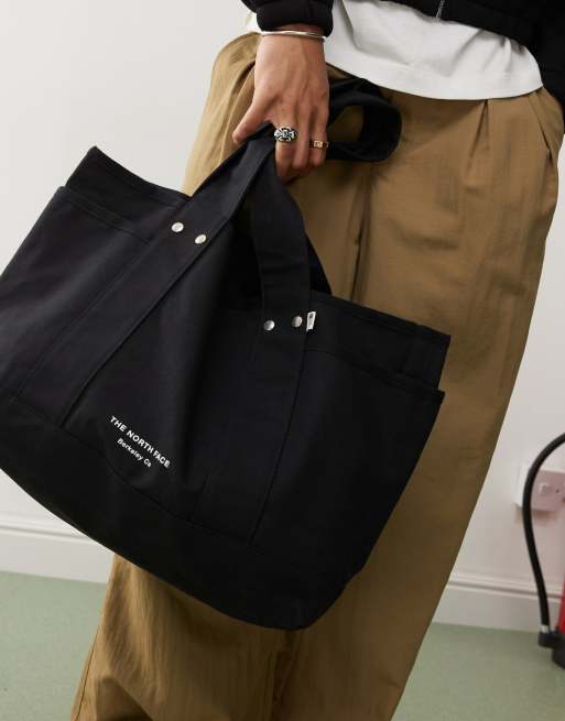 The North Face – Svart toteväska med rund logga, 3 av 4
