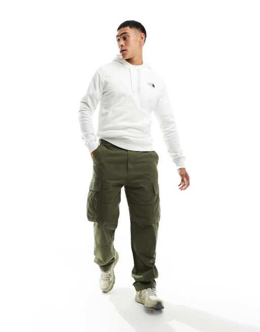 The North Face - Sweat à capuche en molleton avec imprimé au dos - Blanc cassé, 2 de 4