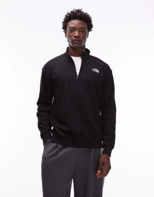 The North Face - Sweat zippé unisexe à logo - Noir