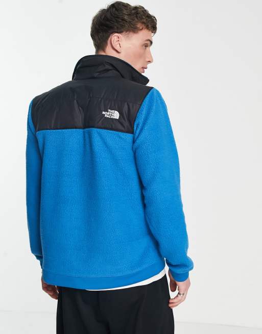 North face 2025 fleece jacket blue