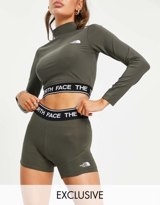 The North Face – Szorty o obcisłym kroju w kolorze khaki – tylko w ASOS
