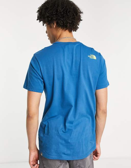 The North Face - T-shirt à imprimé graphique - Bleu, 2 de 4