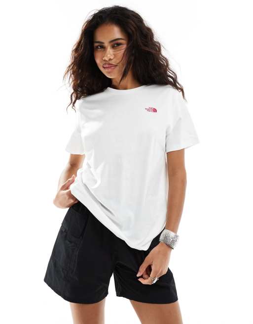 The North Face - T-shirt à logo circulaire imprimé au dos - Blanc, 3 de 4