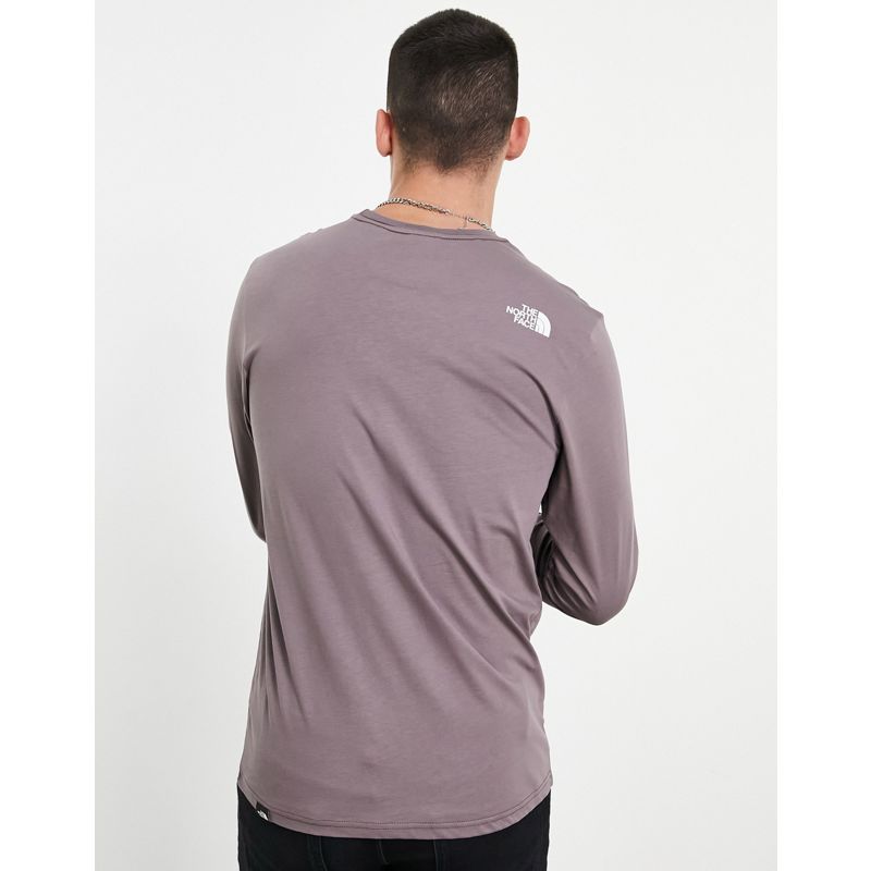 Top Activewear The North Face - T-Shirt a maniche lunghe classica viola