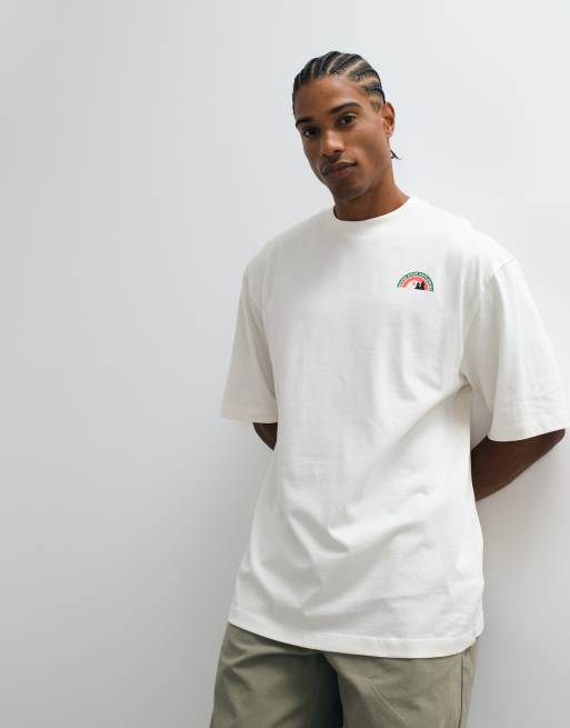 The North Face - T-shirt avec logo arbre circulaire - Beige, 5 de 5