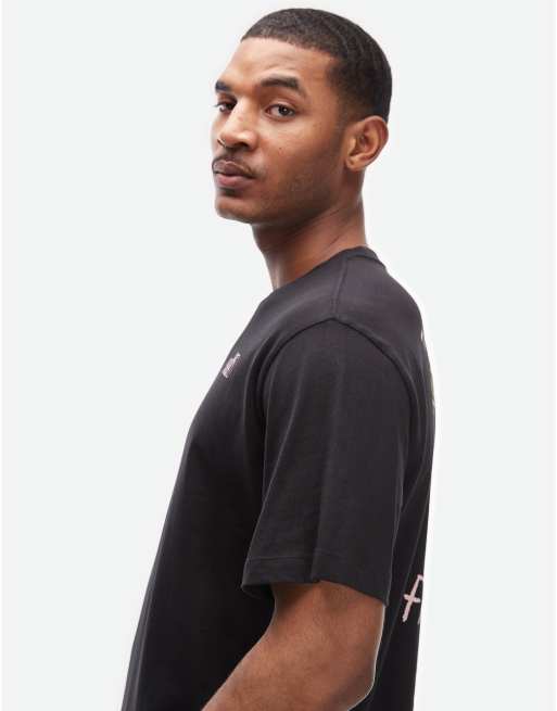 The North Face - T-shirt avec motif fleur griffonnée dans le dos - Noir, 4 de 5