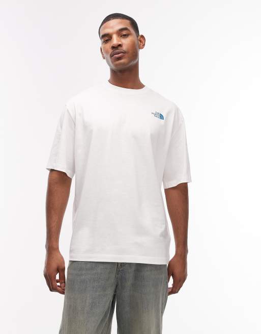 The North Face - T-shirt bianca con stampa sul retro con fiore, 3 di 5