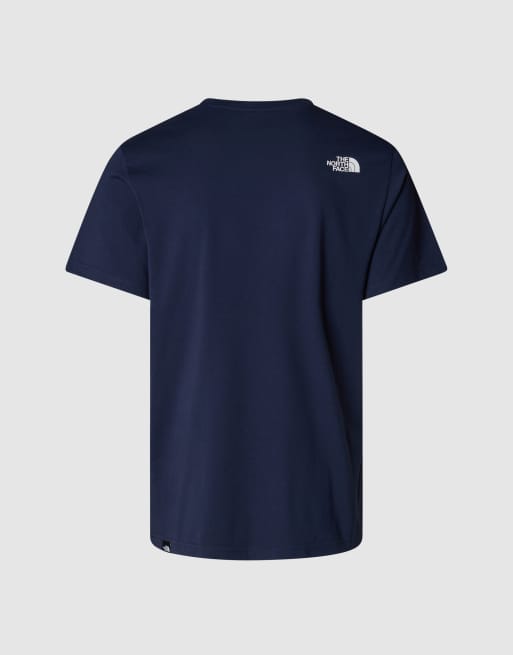 The North Face - T-shirt blu navy summit, 4 di 4