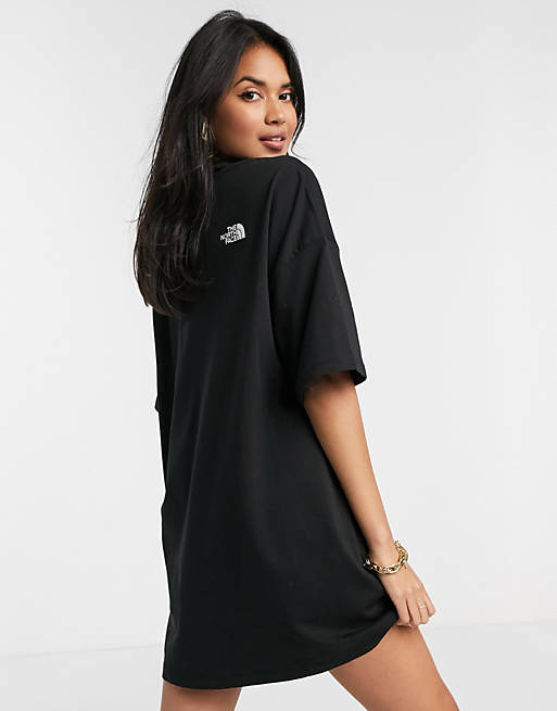 The North Face t-shirt dress in black Exclusive at ASOS | ASOS