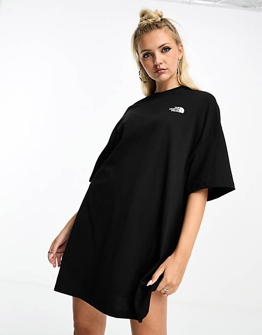 The North Face T-shirt dress in black Exclusive at ASOS | ASOS