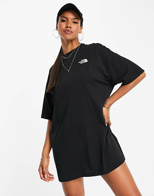 The North Face t-shirt dress in black Exclusive at ASOS | ASOS