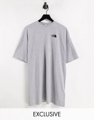 The North Face t-shirt dress in grey Exclusive at ASOS