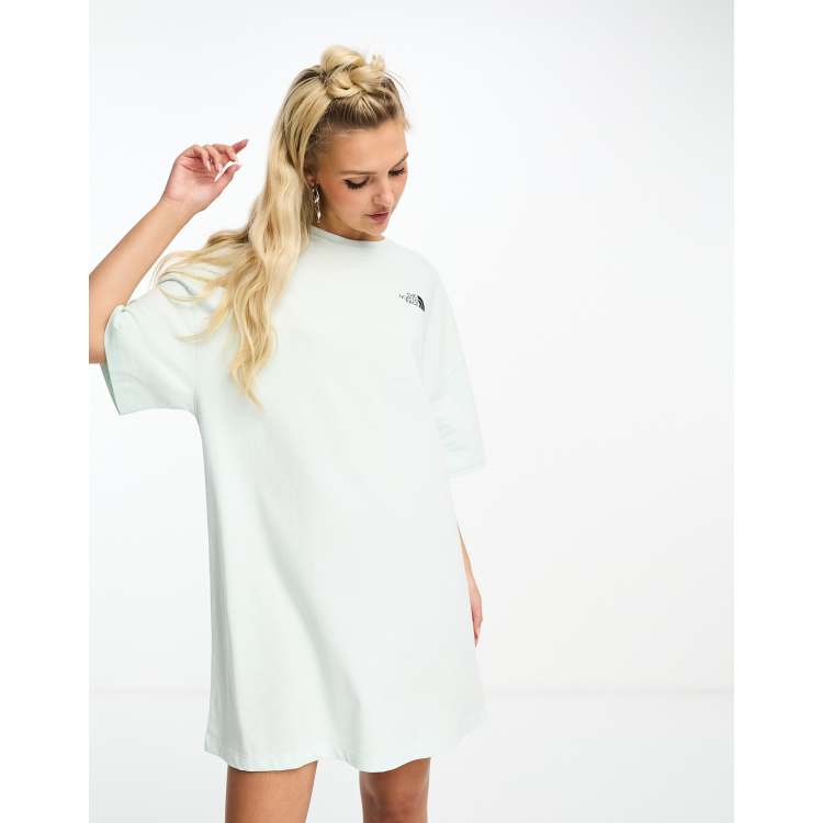 Pale blue t shirt hot sale dress