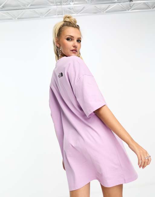 The North Face T-shirt dress in purple Exclusive at ASOS | ASOS