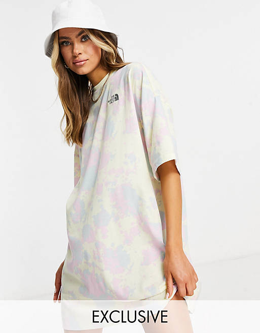The North Face t-shirt dress in tie dye Exclusive at ASOS