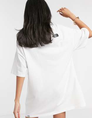 asos white t shirt dress