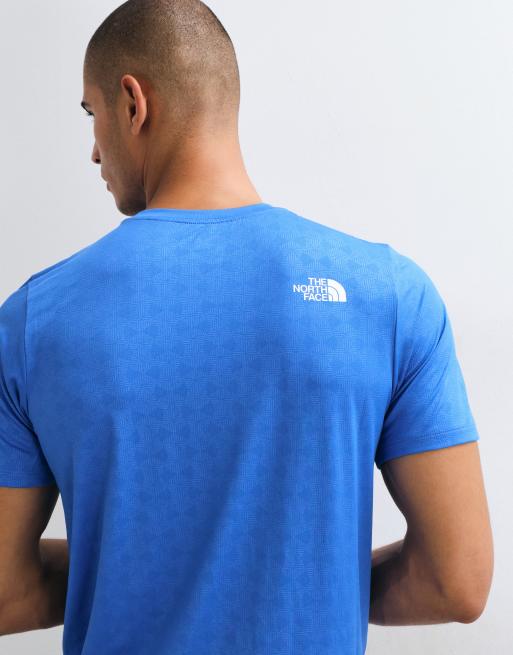 The North Face t-shirt gaufré Pentadome bleu, 3 de 5