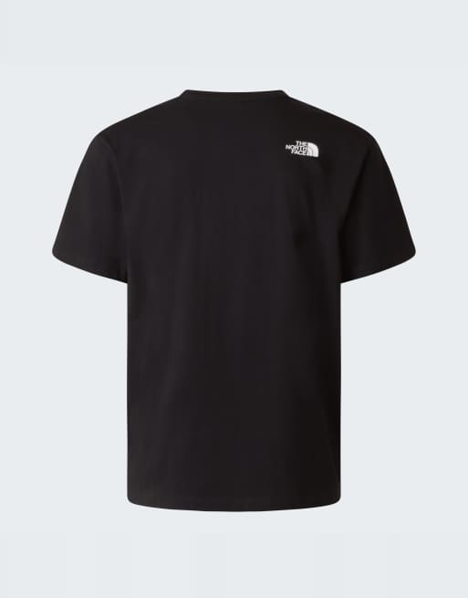 The North Face T-shirt graphique coupe relaxed Mountain logo en noir TNF, 3 de 4