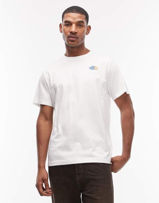 The North Face – T-Shirt in Weiß mit Bubble-Logoprint auf dem Rücken, 3 von 5