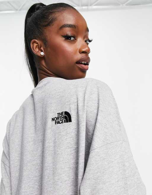 The North Face – T-Shirt-Kleid in Grau, exklusiv bei ASOS, 2 von 4