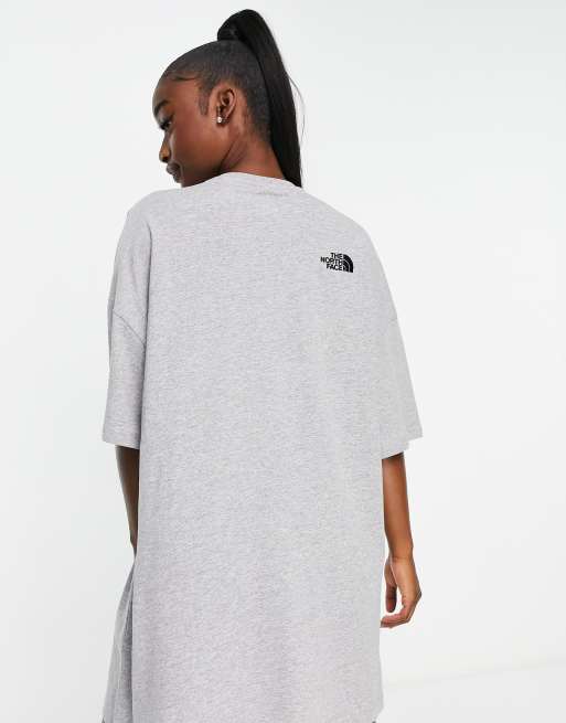 The North Face – T-Shirt-Kleid in Grau, exklusiv bei ASOS, 3 von 4
